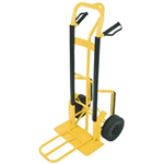 Heavy Duty P Handle Sack Truck With Puncture Proof Tyres
